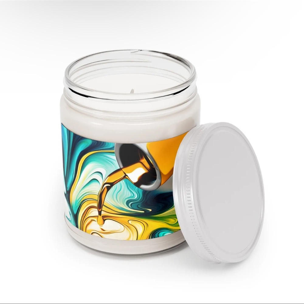 Scented candles (Acrylic pouring)